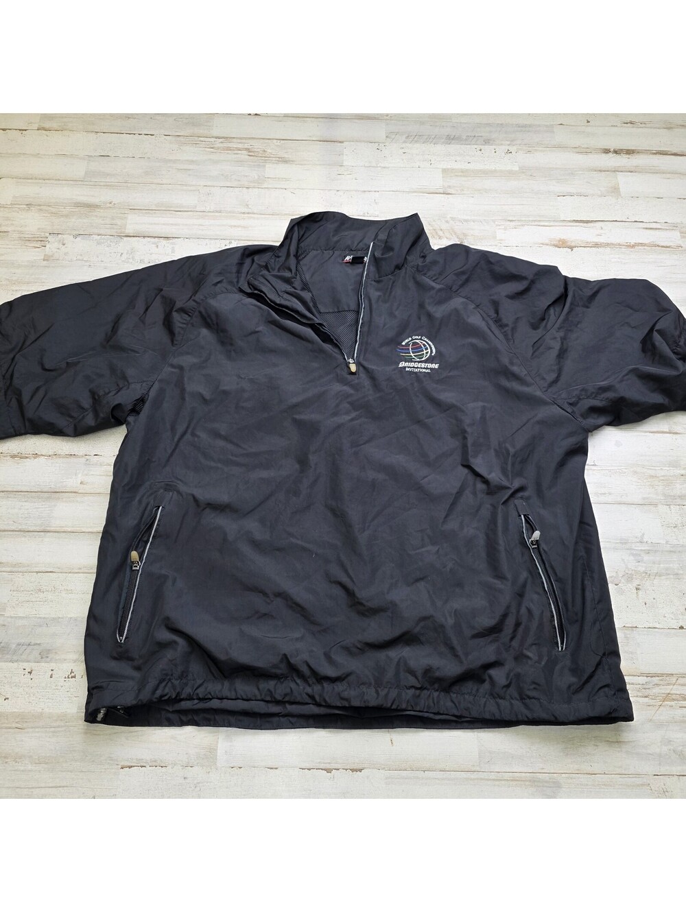 WGC Bridgestone Invitational Short Sleeve Antigua Golf Jacket Men's XL 1/4 Zip